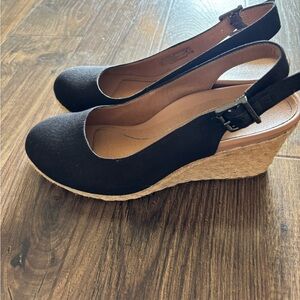 Vionic Coralina Espadrille Wedge Slingbacks